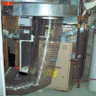 Step 8.debris travels through this and to the machine filters